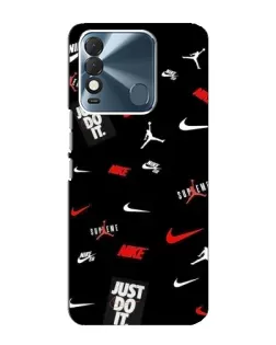 Чехол для TECNO Spark 8 с картинкой «Nike Mix Pattern» Чехол для TECNO Spark 8 с картинкой «Nike Mix Pattern»