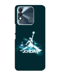 Чехол для TECNO Spark 8 с картинкой «Jordan Blue Fire» Чехол для TECNO Spark 8 с картинкой «Jordan Blue Fire»