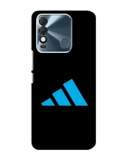 Чехол для TECNO Spark 8 с картинкой «Adidas Cyan Logo»