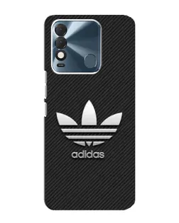 Чехол для TECNO Spark 8 с картинкой «Adidas Карбоновая текстура»
