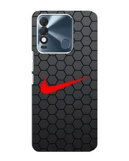 Чехол для TECNO Spark 8 с картинкой «Nike — карбоновая сетка» Чехол для TECNO Spark 8 с картинкой «Nike — карбоновая сетка»