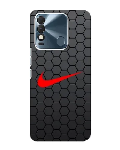 Чехол для TECNO Spark 8 с картинкой «Nike — карбоновая сетка» Чехол для TECNO Spark 8 с картинкой «Nike — карбоновая сетка»
