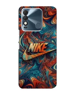 Чехол для TECNO Spark 8 с картинкой «Nike в абстракции» Чехол для TECNO Spark 8 с картинкой «Nike в абстракции»