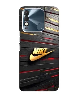Чехол для TECNO Spark 8 с картинкой «Золотой Nike на металле» Чехол для TECNO Spark 8 с картинкой «Золотой Nike на металле»