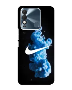 Чехол для TECNO Spark 8 с картинкой «Nike и синий дым» Чехол для TECNO Spark 8 с картинкой «Nike и синий дым»