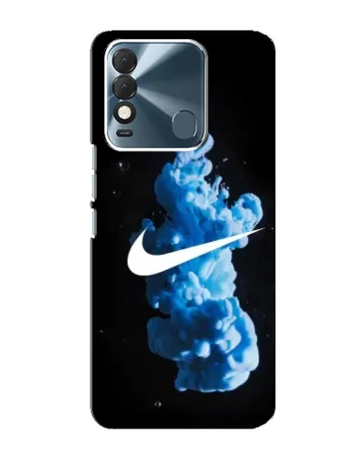 Чехол для TECNO Spark 8 с картинкой «Nike и синий дым» Чехол для TECNO Spark 8 с картинкой «Nike и синий дым»