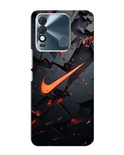 Чехол для TECNO Spark 8 с картинкой «Nike — эффект разломов» Чехол для TECNO Spark 8 с картинкой «Nike — эффект разломов»