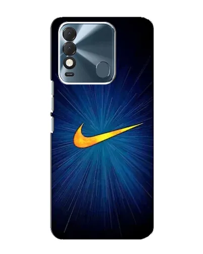 Чехол для TECNO Spark 8 с картинкой «Синий пульс Nike» Чехол для TECNO Spark 8 с картинкой «Синий пульс Nike»