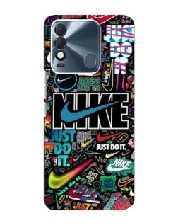 Чехол для TECNO Spark 8 с картинкой «Яркий коллаж Nike» Чехол для TECNO Spark 8 с картинкой «Яркий коллаж Nike»