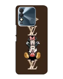 Чехол для TECNO Spark 8 с картинкой «LV и Микки Маус»