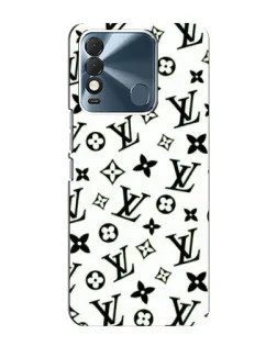 Чехол для TECNO Spark 8 с картинкой «Монохромный хаос LV»