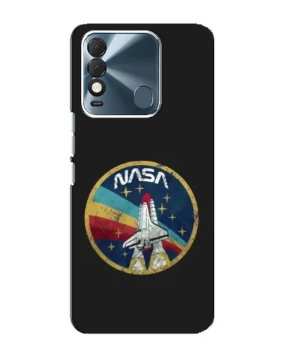 Чехол для TECNO Spark 8 с картинкой «NASA — эмблема миссии»