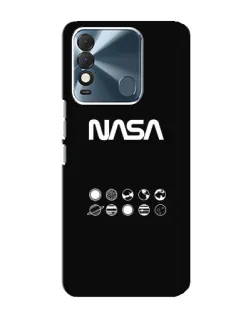 Чехол для TECNO Spark 8 с картинкой «NASA — технический принт» Чехол для TECNO Spark 8 с картинкой «NASA — технический принт»