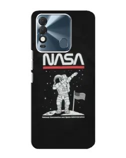 Чехол для TECNO Spark 8 с картинкой «NASA — шагаем по Луне» Чехол для TECNO Spark 8 с картинкой «NASA — шагаем по Луне»