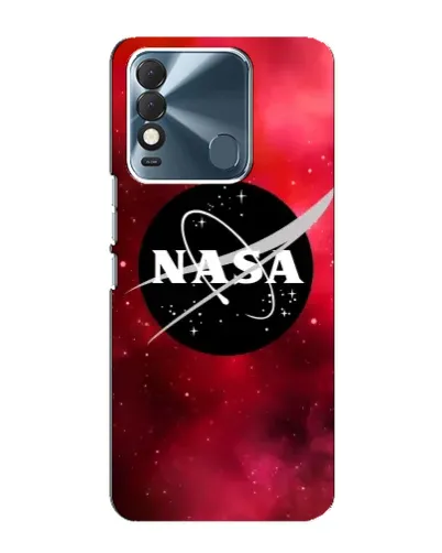 Чехол для TECNO Spark 8 с картинкой «NASA — красная туманность»