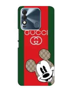 Чохол для TECNO Spark 8 з картинкою «Gucci — смуги та Міккі» Чохол для TECNO Spark 8 з картинкою «Gucci — смуги та Міккі»