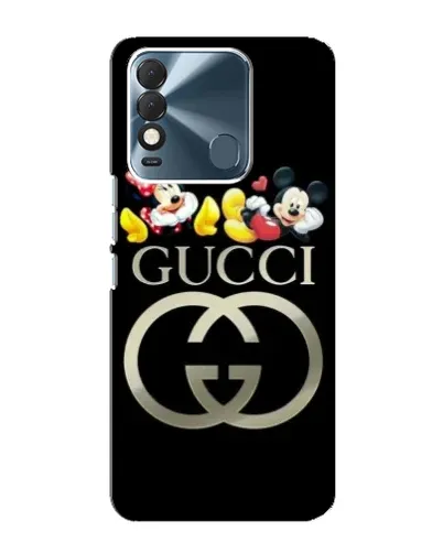 Чохол для TECNO Spark 8 з картинкою «Gucci — герої Disney»