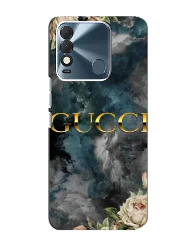 Чохол для TECNO Spark 8 з картинкою «Абстрактні квіти Gucci»