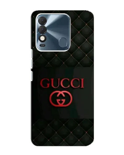 Чохол для TECNO Spark 8 з картинкою «Gucci — стьобаний чорний»
