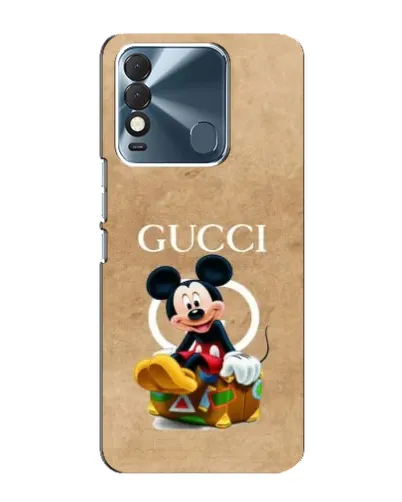 Чохол для TECNO Spark 8 з картинкою «Міккі Маус Gucci — крафт»