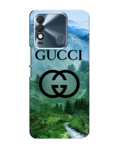 Чохол для TECNO Spark 8 з картинкою «Gucci — гірський пейзаж»