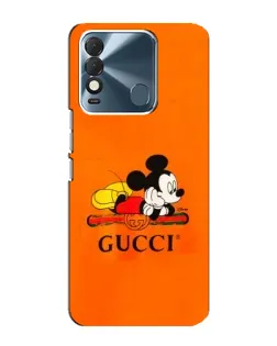 Чохол для TECNO Spark 8 з картинкою «Міккі Маус Gucci — помаранч» Чохол для TECNO Spark 8 з картинкою «Міккі Маус Gucci — помаранч»