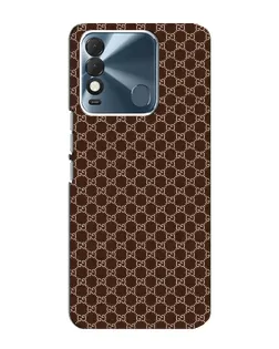 Чохол для TECNO Spark 8 з картинкою «Gucci — шоколадна сітка» Чохол для TECNO Spark 8 з картинкою «Gucci — шоколадна сітка»