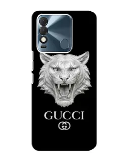Чохол для TECNO Spark 8 з картинкою «Gucci — срібний лев» Чохол для TECNO Spark 8 з картинкою «Gucci — срібний лев»