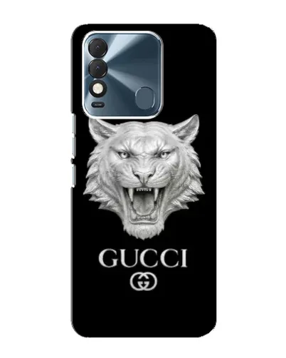 Чохол для TECNO Spark 8 з картинкою «Gucci — срібний лев» Чохол для TECNO Spark 8 з картинкою «Gucci — срібний лев»