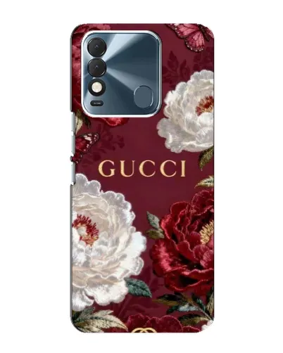 Чехол для TECNO Spark 8 с картинкой «Gucci — бордовые розы» Чехол для TECNO Spark 8 с картинкой «Gucci — бордовые розы»