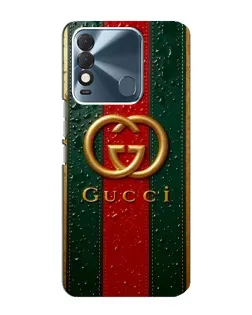 Чохол для TECNO Spark 8 з картинкою «Gucci — фірмова смуга та золото» Чохол для TECNO Spark 8 з картинкою «Gucci — фірмова смуга та золото»