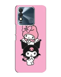 Чехол для TECNO Spark 8 с картинкой «My Melody и Kuromi» Чехол для TECNO Spark 8 с картинкой «My Melody и Kuromi»