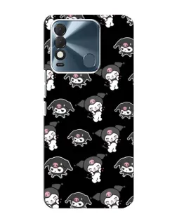 Чехол для TECNO Spark 8 с картинкой «Черный паттерн Kuromi» Чехол для TECNO Spark 8 с картинкой «Черный паттерн Kuromi»