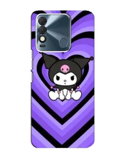 Чехол для TECNO Spark 8 с картинкой «Kuromi и фиолетовые сердца» Чехол для TECNO Spark 8 с картинкой «Kuromi и фиолетовые сердца»