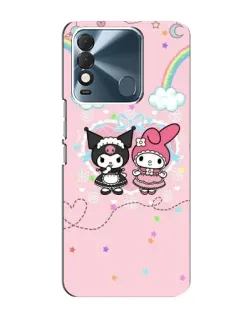 Чехол для TECNO Spark 8 с картинкой «My Melody и Kuromi» Чехол для TECNO Spark 8 с картинкой «My Melody и Kuromi»