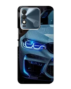 Чехол для TECNO Spark 8 с картинкой «Взгляд BMW с синими фарами» Чехол для TECNO Spark 8 с картинкой «Взгляд BMW с синими фарами»