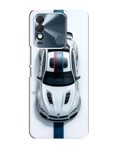 Чехол для TECNO Spark 8 с картинкой «Вид сверху — BMW M»