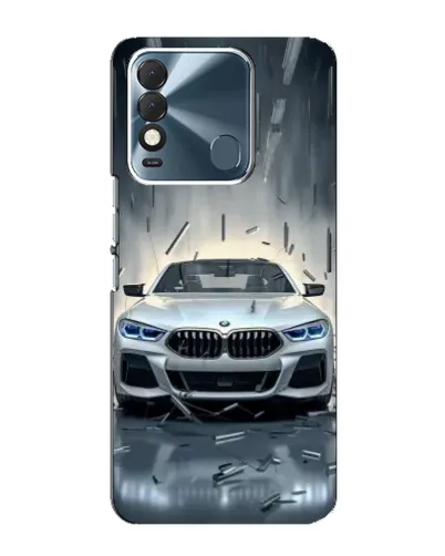 Чехол для TECNO Spark 8 с картинкой «BMW в свете фар»