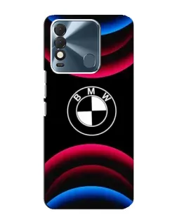 Чехол для TECNO Spark 8 с картинкой «Логотип BMW и неоновые дуги» Чехол для TECNO Spark 8 с картинкой «Логотип BMW и неоновые дуги»