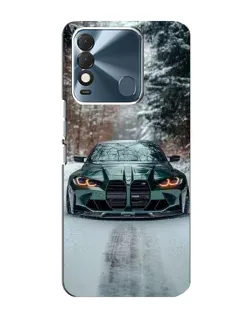 Чехол для TECNO Spark 8 с картинкой «BMW в зимнем лесу» Чехол для TECNO Spark 8 с картинкой «BMW в зимнем лесу»