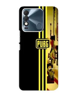 Чохол для TECNO Spark 8 з картинкою «PUBG — камуфляжний шолом»