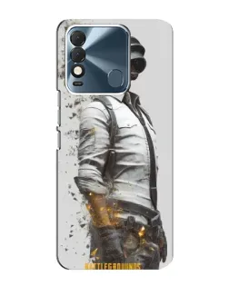 Чохол для TECNO Spark 8 з картинкою «PUBG — боєць у пилу»