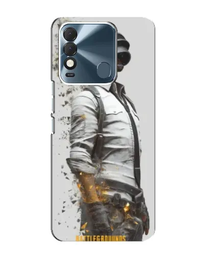 Чохол для TECNO Spark 8 з картинкою «PUBG — боєць у пилу»