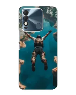 Чохол для TECNO Spark 8 з картинкою «PUBG — вільне падіння»