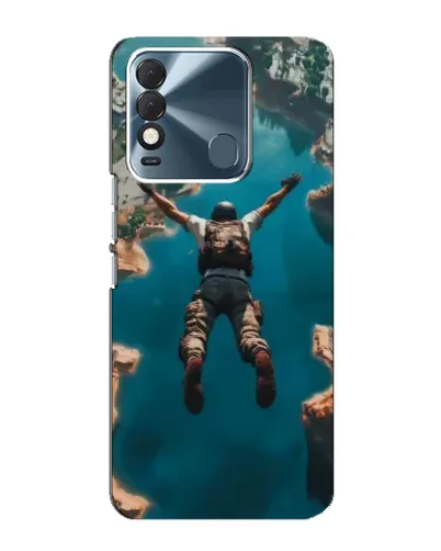 Чохол для TECNO Spark 8 з картинкою «PUBG — вільне падіння»