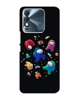 Чехол для TECNO Spark 8 с картинкой «Among Us космос» Чехол для TECNO Spark 8 с картинкой «Among Us космос»