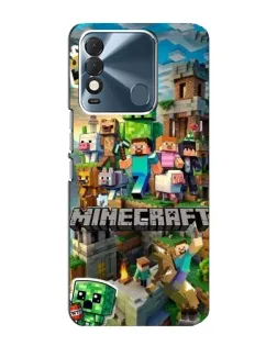 Чехол для TECNO Spark 8 с картинкой «Замок Minecraft» Чехол для TECNO Spark 8 с картинкой «Замок Minecraft»