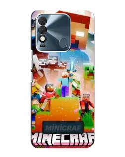 Чехол для TECNO Spark 8 с картинкой «Minecraft герои игры» Чехол для TECNO Spark 8 с картинкой «Minecraft герои игры»