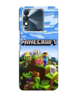 Чехол для TECNO Spark 8 с картинкой «Minecraft классический мир» Чехол для TECNO Spark 8 с картинкой «Minecraft классический мир»