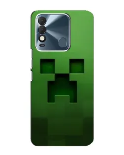 Чехол для TECNO Spark 8 с картинкой «Крипер микро-дизайн» Чехол для TECNO Spark 8 с картинкой «Крипер микро-дизайн»